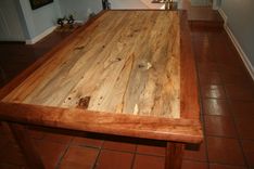 Spalted Pecan Table With Mesquite Frame And Legs 2 small