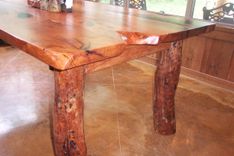 Live Edge Mesquite Dinning Table 4 small
