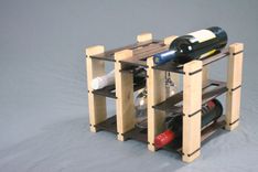 Maple And Walnut Wine Rack 1 small