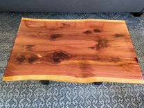 Epoxy Resin Red Cedar Coffee Table 1 small