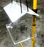 Clear Acrylic Bird Feeder 2 small
