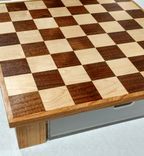 Custom Wood And Acrylic Chess Board With Drawer 1 small