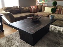 Reclaimed Urban Wooden Coffee Table - Made From Salvaged Barn Wood 1 small