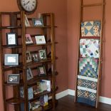 Quilt Ladder 75 Inches, 4 Rungs 1 small