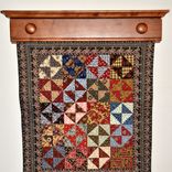 Miniature Quilt Display, 24 Inch Height With Shelf 1 small
