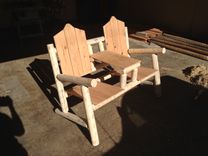 Adirondack Style Cocktail Bench For Two 2 small