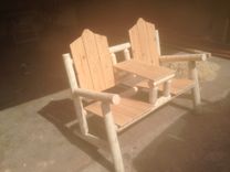 Adirondack Style Cocktail Bench For Two 4 small