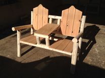Adirondack Style Cocktail Bench For Two 1 small