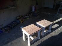 Classic Log Stools 3 small