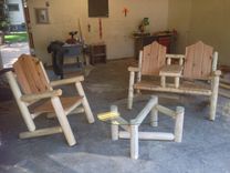 Log Patio Set 2 small