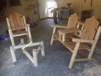 Log Patio Set 3 small
