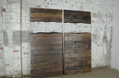 Distressed Pine And Resin Interior Barn Door 1 small