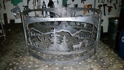 Decorative Custom Fire Pit Ring 4 small