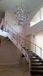 Ball And Stainless Steel Ribbon Led Chandelier 1 small