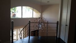 Ball And Stainless Steel Ribbon Led Chandelier 2 small