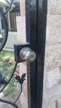Hand Wrought Aluminum Gate With Stems And Leaves 2 small
