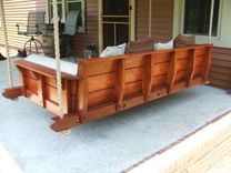 Rustic Porch Bed Swing 3 small