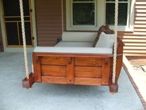 Rustic Porch Bed Swing 5 small