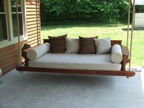 Rustic Porch Bed Swing 6 small