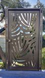 Palm Leaves Metal Entry Gate #3125. R. O. w 36" by 60" H 3 small