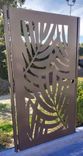 Palm Leaves Metal Entry Gate #3125. R. O. w 36" by 60" H 1 small