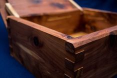 Cedar Natural-Hinge Box 2 small