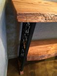 Live Edge And Black Steel  Console Table 2 small