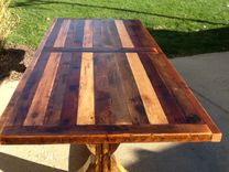 Stunning Reclaimed Trestle Base Table 5 small