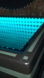Infinity Mirror Coffee Table With Led Lighting Effects - Espresso And Nutmeg 3 small