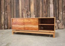 Cherry Media Console | Credenza 4 small