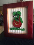 Custom Hand Painted Ratfink In Custom Shadowbox 4 small