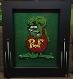 Custom Hand Painted Ratfink In Custom Shadowbox 3 small