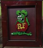 Custom Hand Painted Ratfink In Custom Shadowbox 2 small