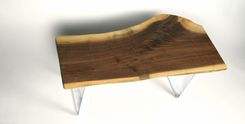 Black Walnut + Steel Coffee Table 1 small