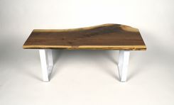 Black Walnut + Steel Coffee Table 5 small