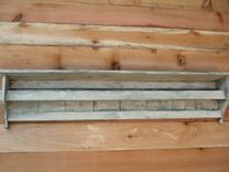 52" Distressed White Quilt Rack, Antique Style Quilt Display, Cedar 5 small