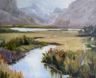 Original Oil Landscape Mountain Painting 1 small