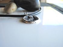 Mens Greek Owl Necklace 2 small