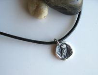 Mens Greek Owl Necklace 3 small
