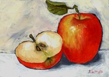 Red Apples Original Oil Painting 1 small