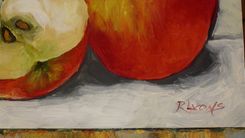 Red Apples Original Oil Painting 3 small