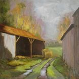 Rural Landscape Oil On Canvas 1 small