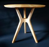 Trichotomic Tripod Table In Hard Maple 4 small