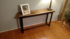 Live Edge Walnut Hall Table 2 small