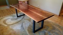 Walnut Live Edge Dining Table 1 small