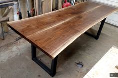 Walnut Live Edge Dining Table 2 small