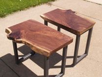 Live Edge Walnut Slab Tables 6 small