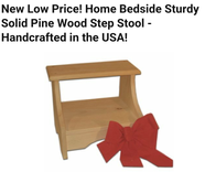 Solid Pine Step Stool 1 small