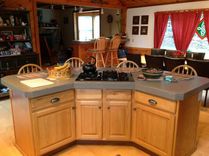 Modern Kitchen With 3 Inch Thick Countertops 1 small