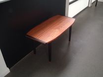 Antikea Danish Modern Coffee Table In Canary And Wenge 2 small